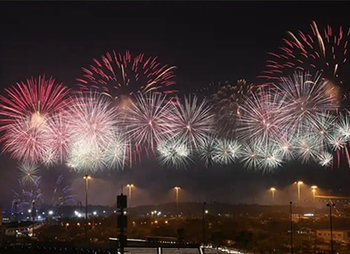 靖宇县焰火晚会